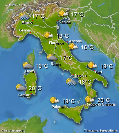 Download this Italy Severe Weather Alerts Map See Apulia picture