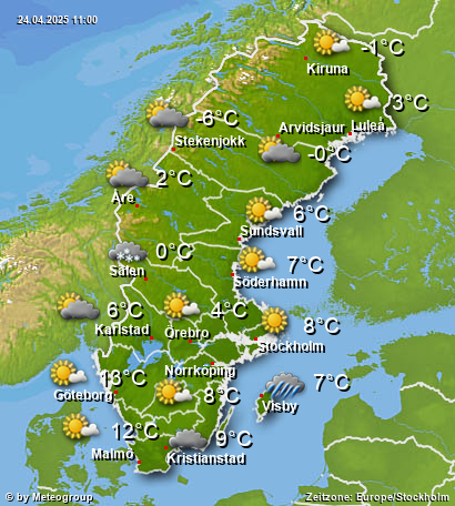 radar wetter scandinavia